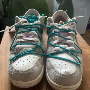 Nike Men's Athletic Shoes - White and Teal
